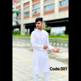 Men's Classic Panjabi ( white)