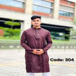 Men's Classic Panjabi (Coffee)